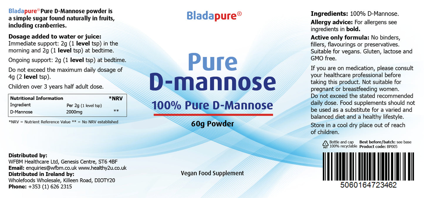 BladaPure Pure D-Mannose Powder