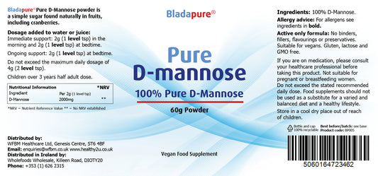 BladaPure Pure D-Mannose Powder