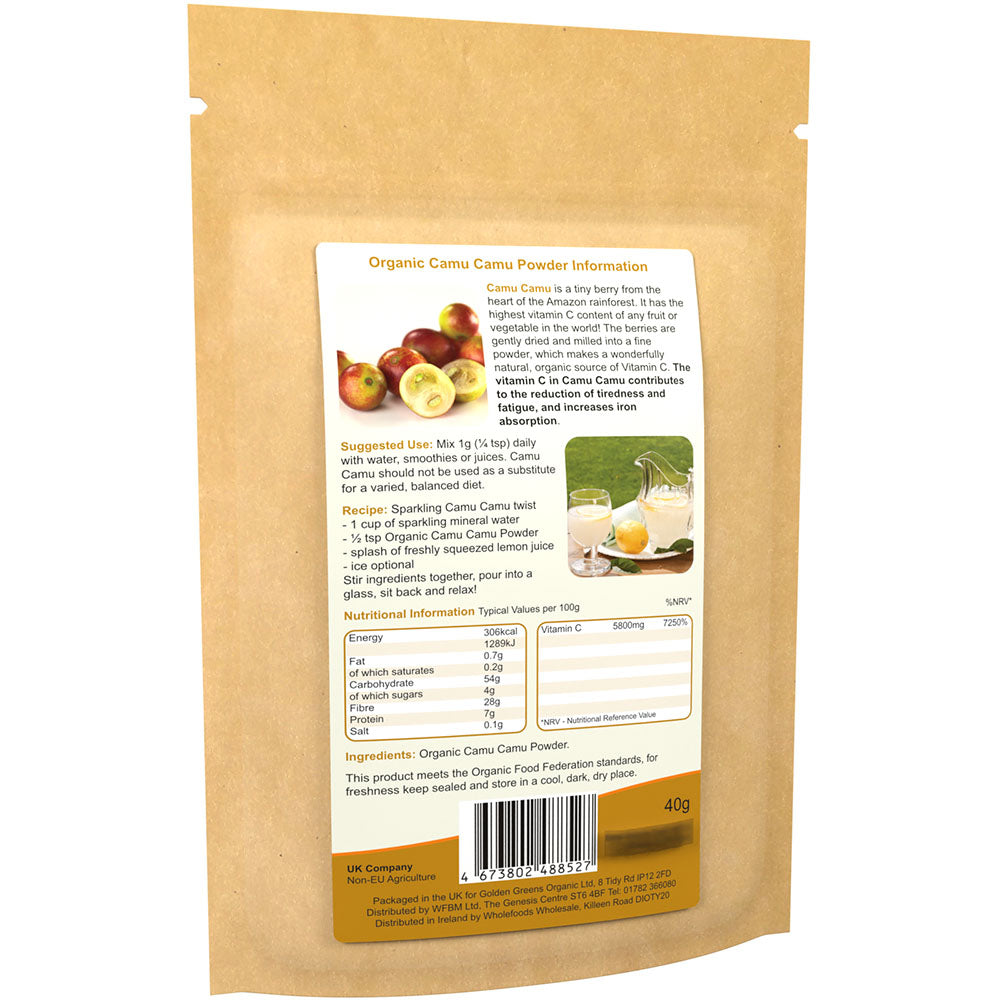 Golden Greens Organic Camu Camu Powder 40gm