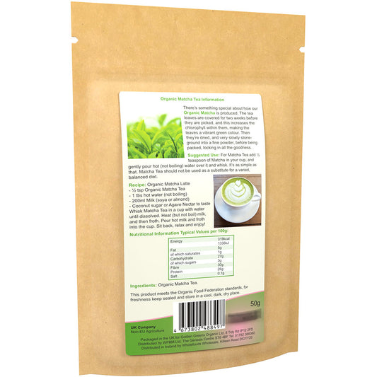 Golden Greens Organic Matcha Tea 50gm