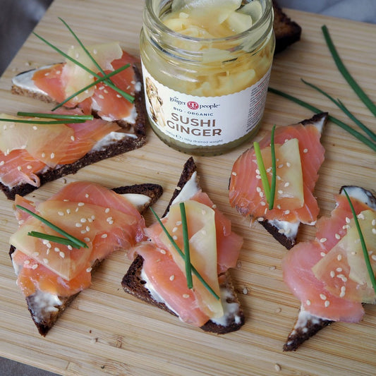 Organic Pickled Sushi Ginger 190gm