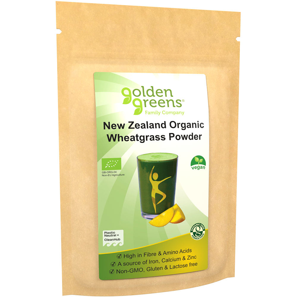 Golden Greens Organic New Zealand Wheatgrass Powder 100gm