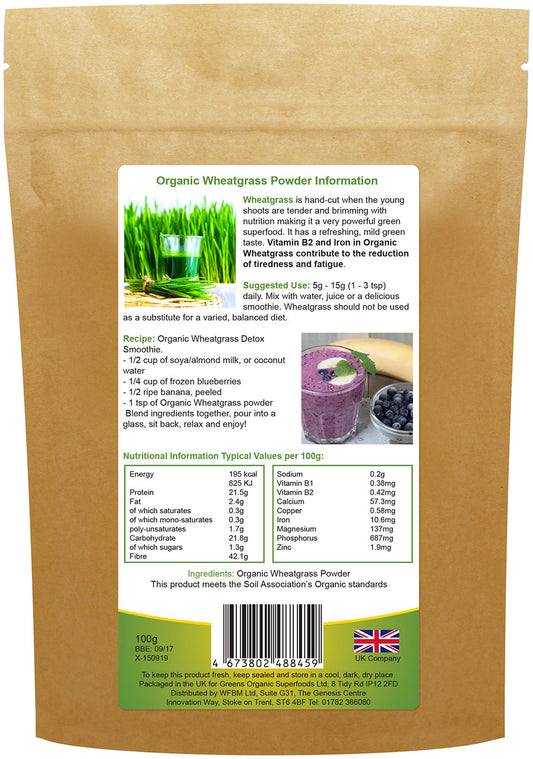 Golden Greens Organic Wheatgrass Powder 100gm
