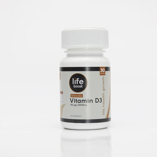 Life Boost One A Day Vitamin D3 50mcg (30 capsules)