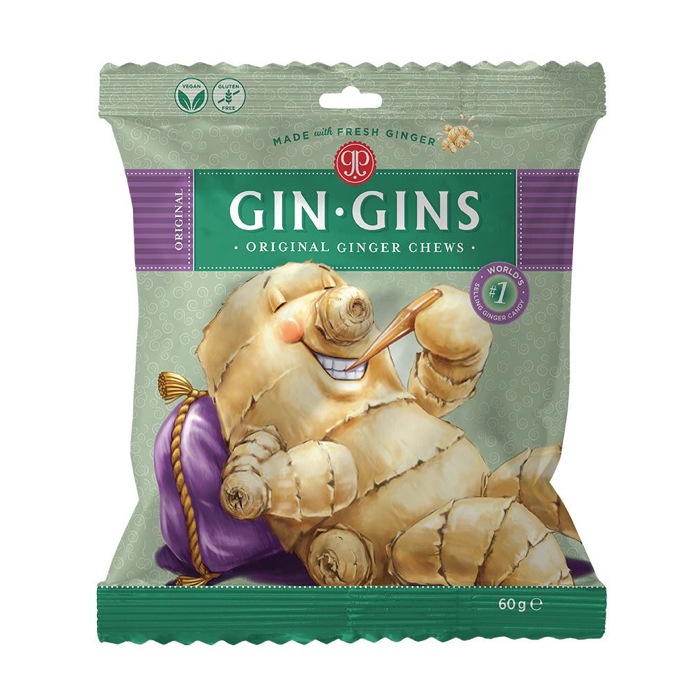 Gin Gins Original Chewy Ginger 60g