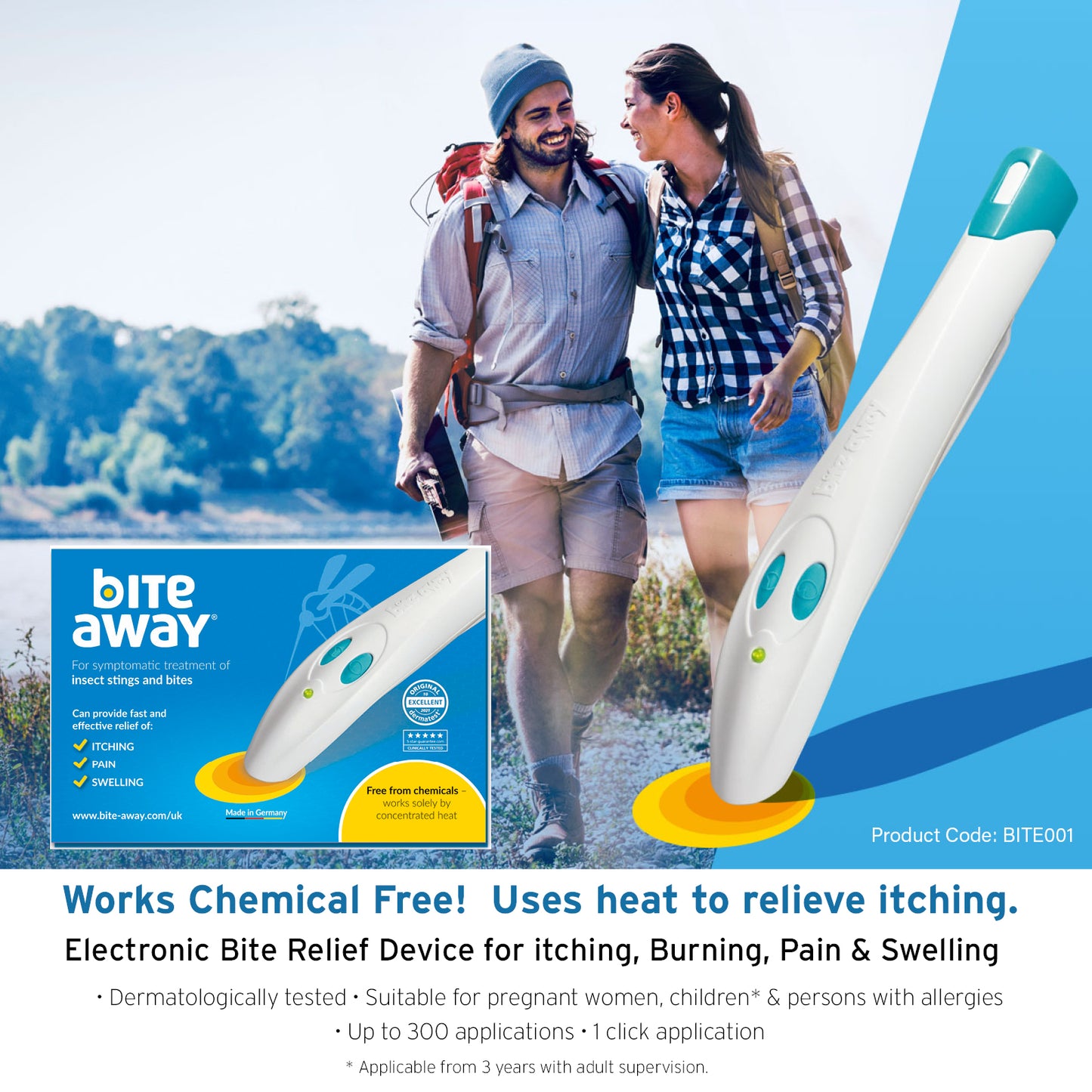 Bite away - Original Insect Bite Heat Pen - NOW £10 OFF!! No code needed