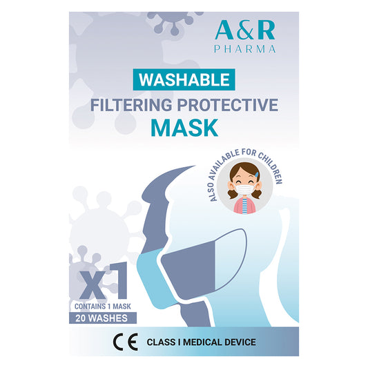 Washable Face Mask - 5 colour choice