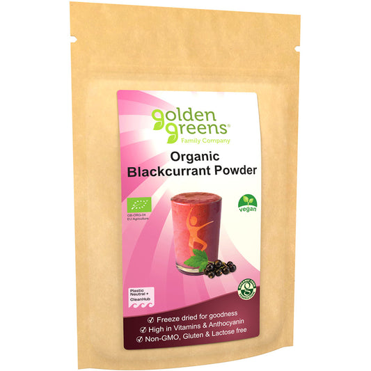 Golden Greens Organic Blackcurrant Powder 100gm