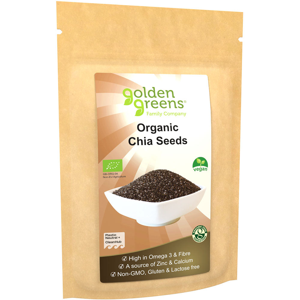 Golden Greens Organic Chia Seeds 250gm