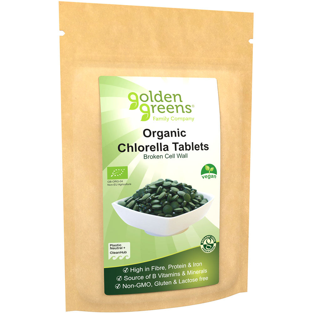 Golden Greens Organic Chlorella 120 Tablets