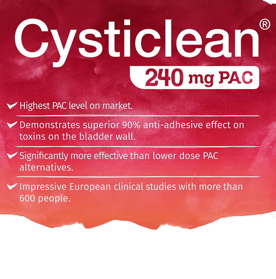 Cysticlean PAC with D'Mannose 30 Sachets