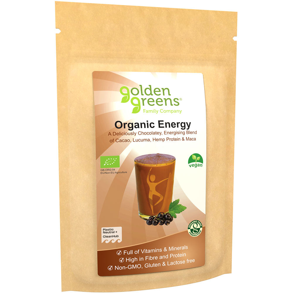 Golden Greens Organic Energy Powder 200gm Large Pack