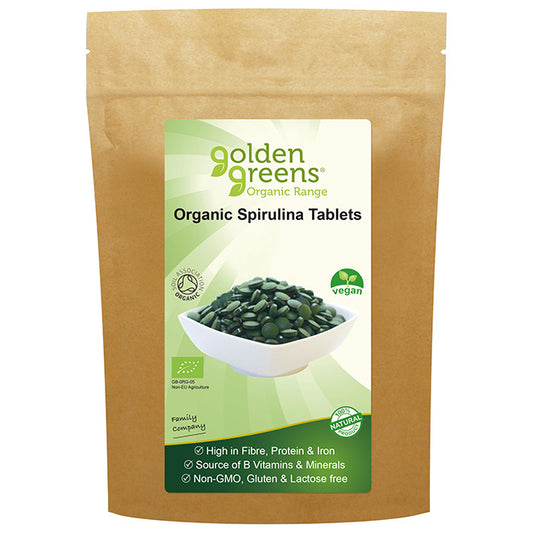 Golden Greens Organic Spirulina 250 tablets