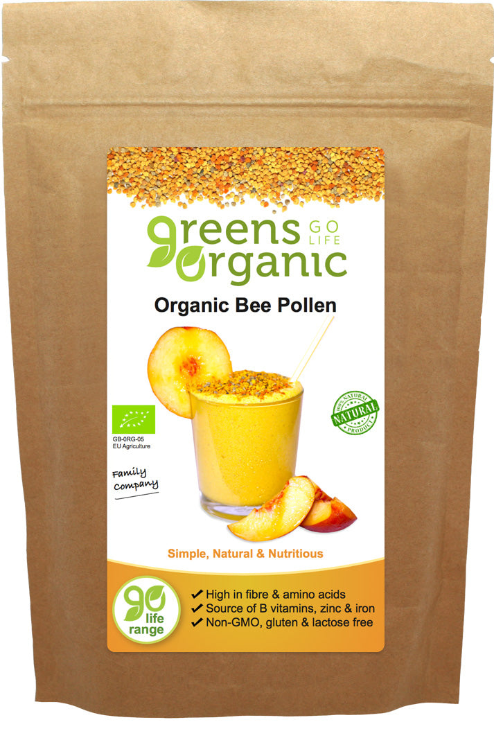 Greens Large Organic Bee Pollen 200gm Pack