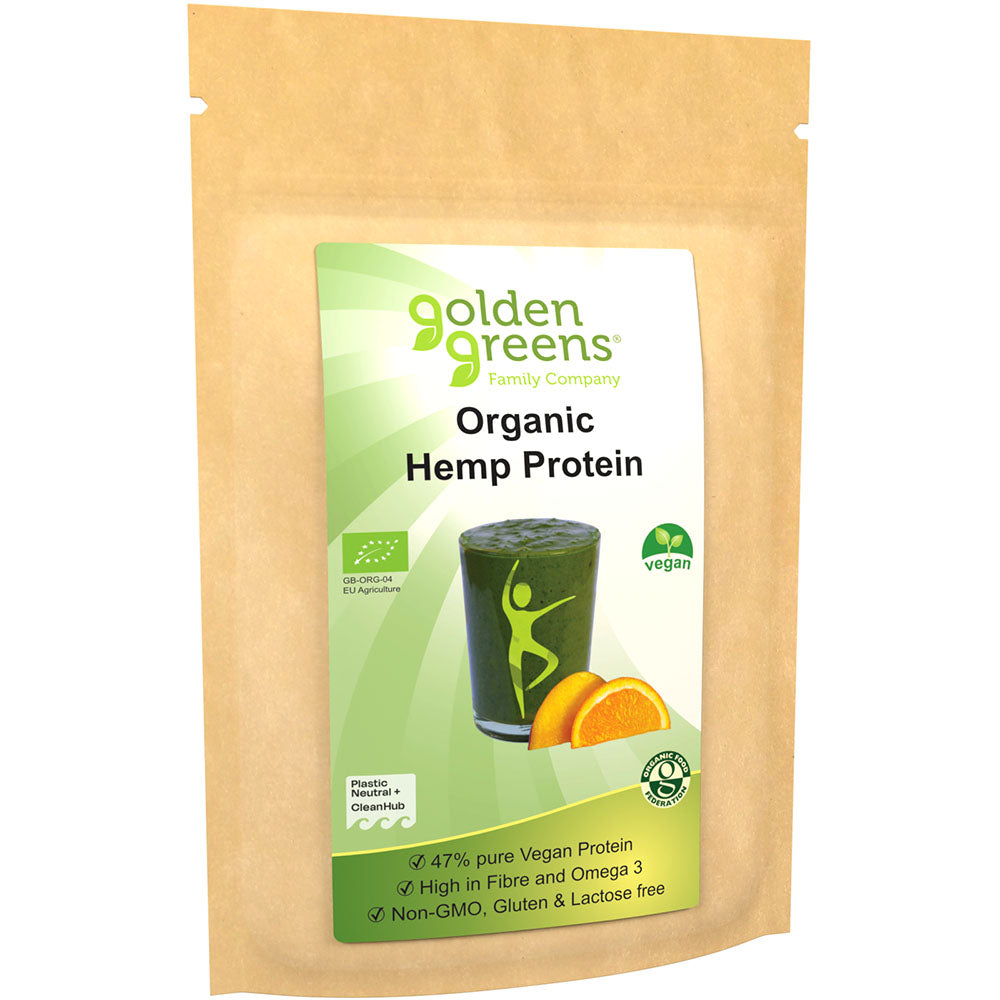 Golden Greens Organic Hemp Protein Powder 250gm