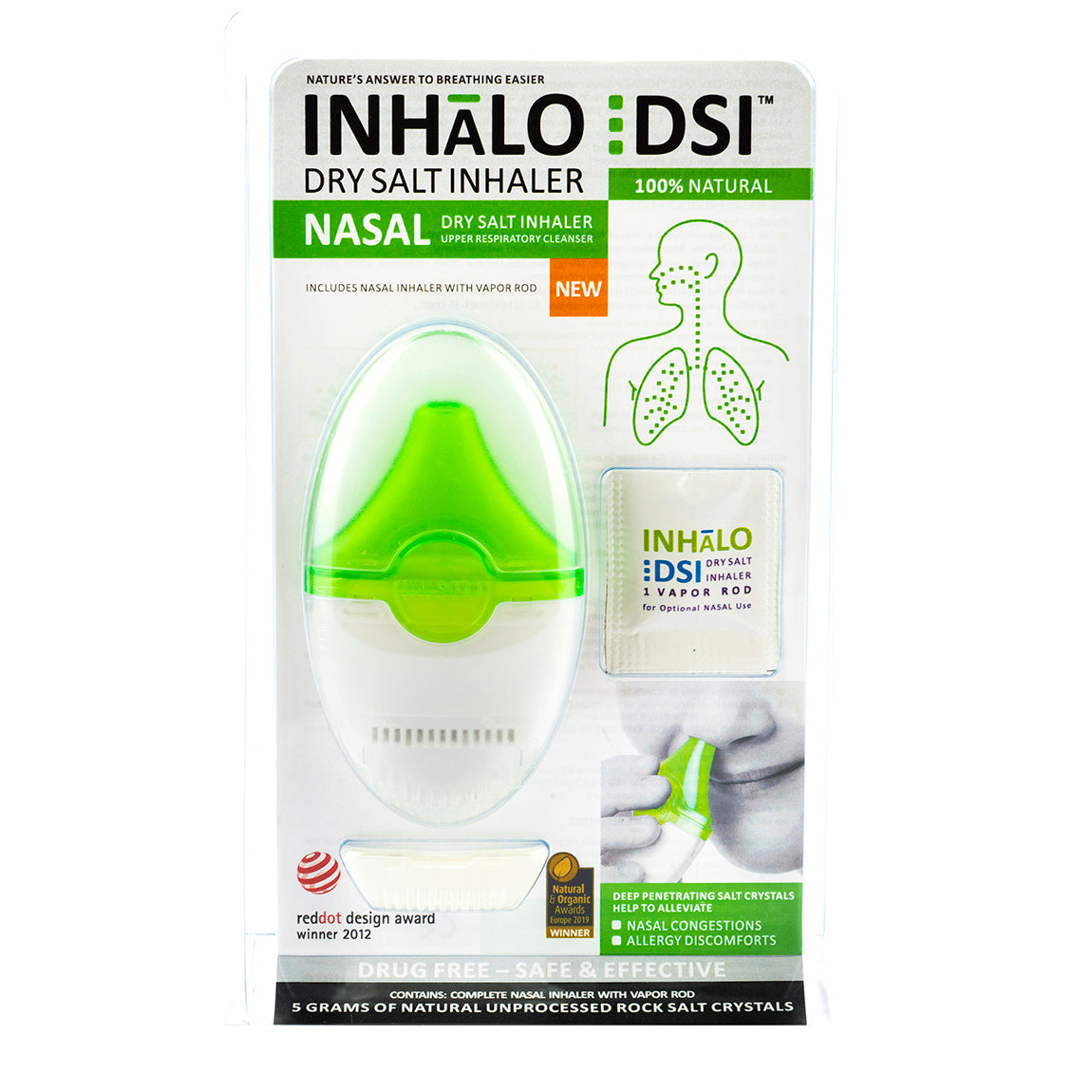 Inhalo Nasal Dry Salt Inhaler