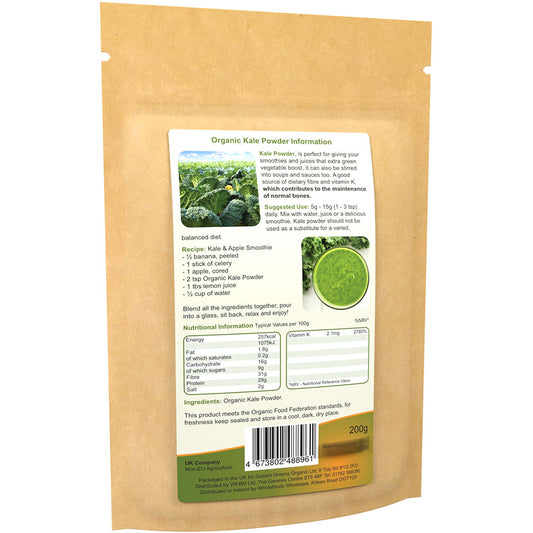 Golden Greens Organic Kale Powder 200gm