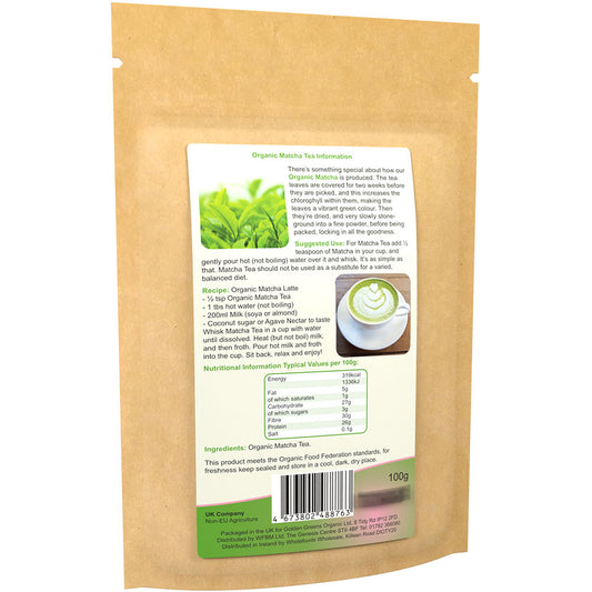 Golden Greens Organic Matcha Tea 100gm