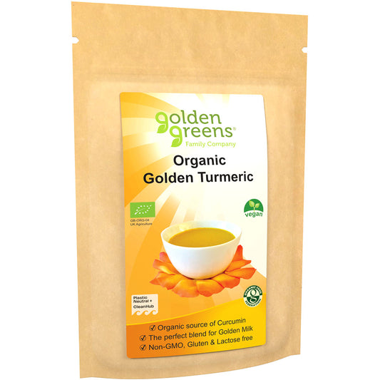 Golden Greens Organic Golden Turmeric Powder 200gm Large Pack