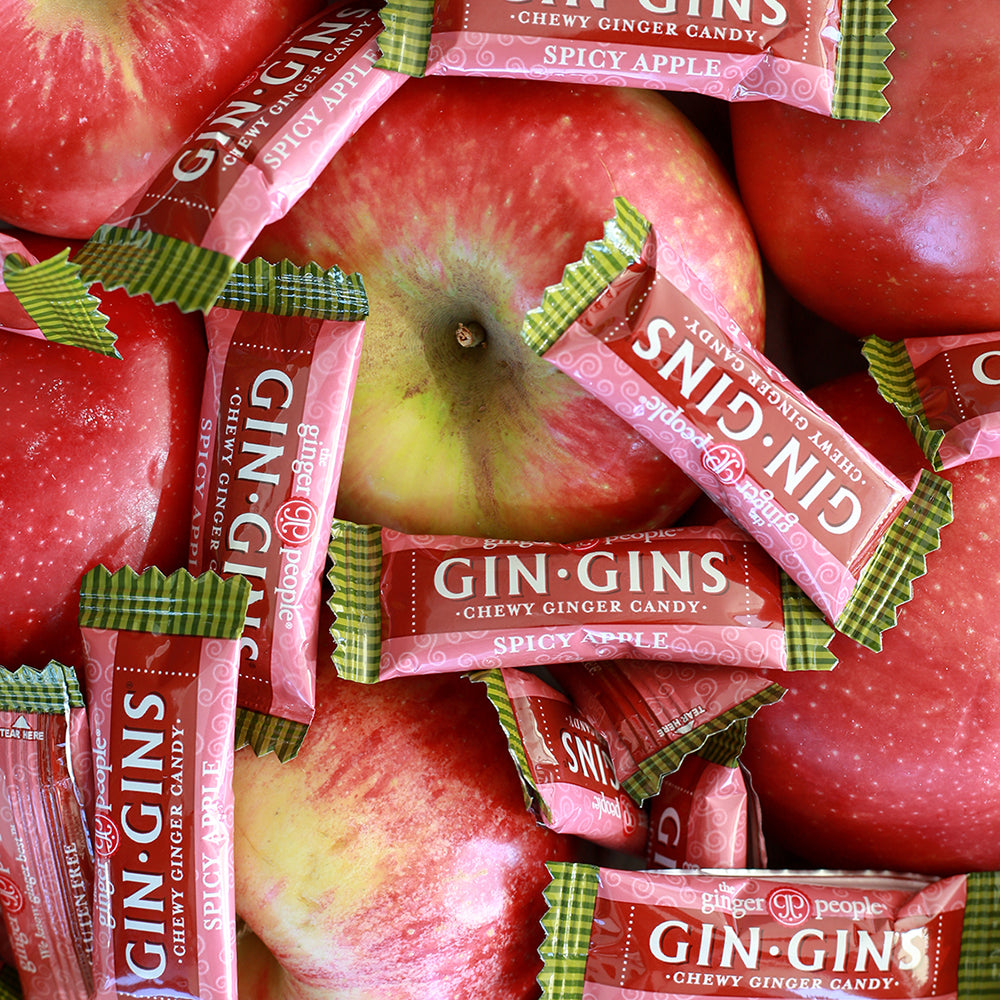 Gin Gins Spicy Apple Chewy Ginger 84gm