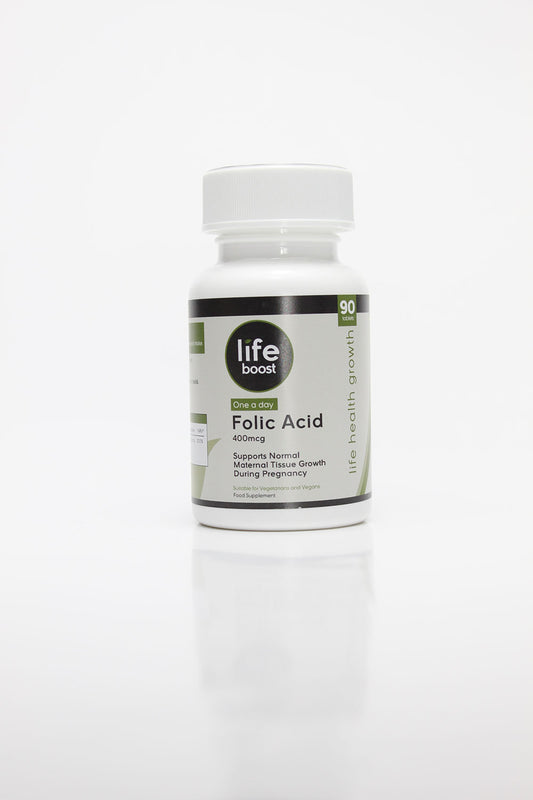Life Boost One A Day Folic Acid 400mcg (90 Tablets)