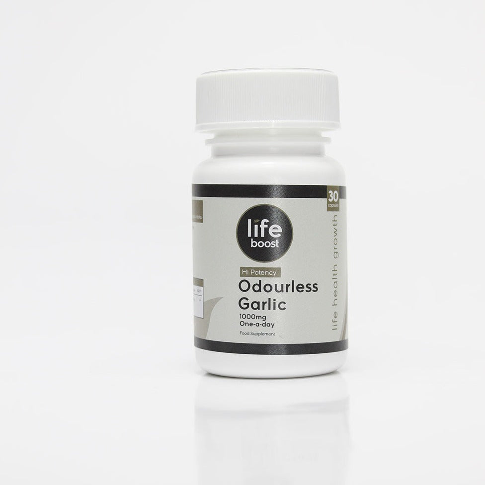 Life Boost Hi Potency Odourless Garlic 1000mg OAD (30 Capsules)