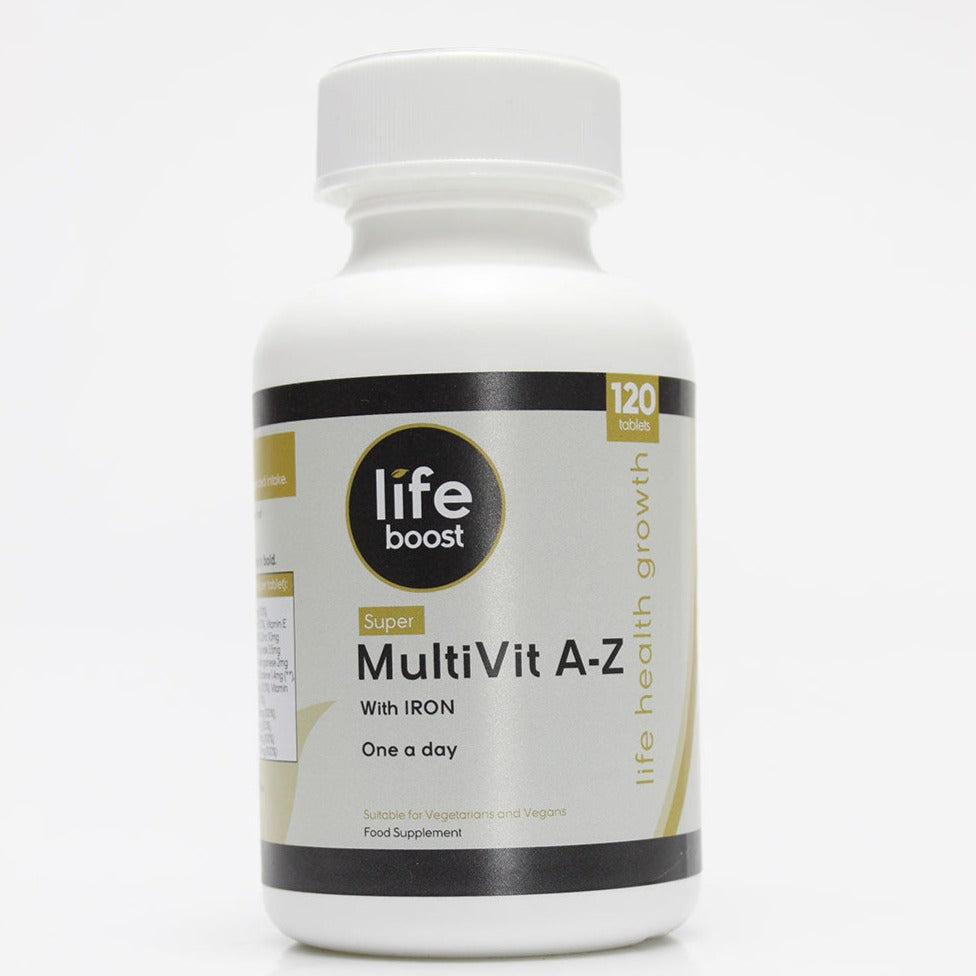 Life Boost Super Multivit with Iron A - Z (120 Tablets)