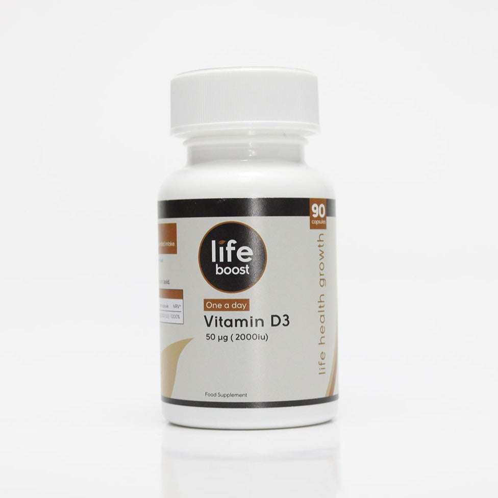 Life Boost One A Day Vitamin D3 50mcg (90 Capsules)